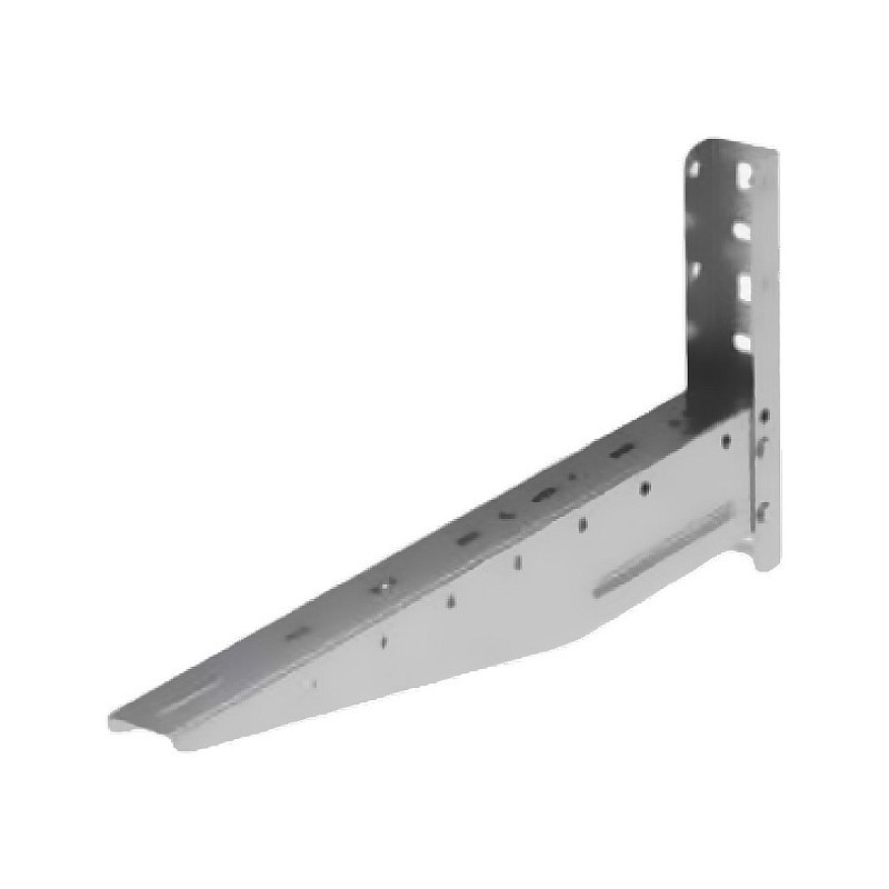 Mensola rivettata con base di 400mm in acciaio Sati 62010051