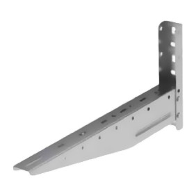 Mensola rivettata con base di 500mm in acciaio Sati 62010052