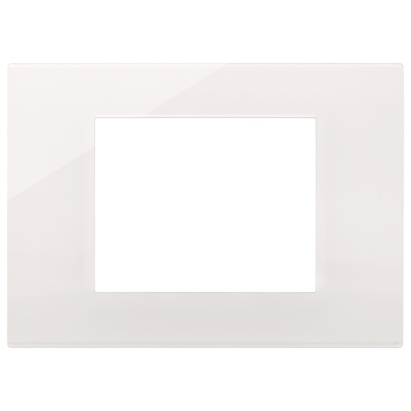 Placca in tecnopolimero Reflex 3 moduli Vimar Linea Bianca 30653.40