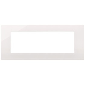 Placca in tecnopolimero Reflex 3 moduli Vimar Linea Bianca 30657.40