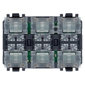 Comando domotico a 6 comandi con attuatore 3 moduli Vimar Linea 30486