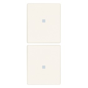 Due mezzi tasti intercambiabili 1 modulo Vimar Linea Bianca 31480.B