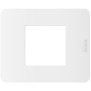 Placca 2 moduli White Bianco serie MatixGo BTicino JA4802JW