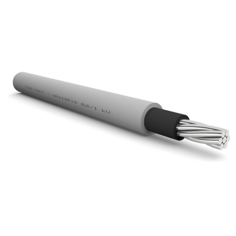 Cavo unipolare ARG16R16 per energia in alluminio 1x70mmq 600/1000Vca