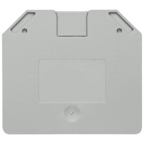 Piastra terminale per morsetti da 16mmq grigio Siemens 8WH90761PA00