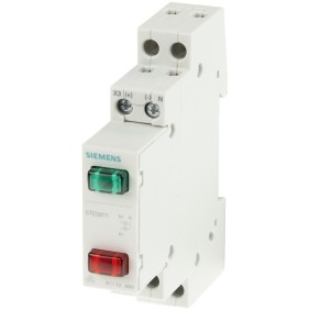 Lampada di segnalazione con 2 Led Rosso e Verde 230V Siemens 5TE5801