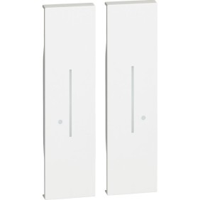 Cover illuminabile per luci wireless 1+1 BTicino Living Now Bianca KW36M2