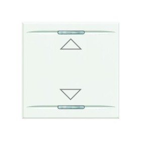 Copritasto su giù 2 moduli Bticino Axolute HD4911M2AH