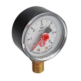 Manometro per misurazione della pressione attacco 3/8" Giacomini R225IY010