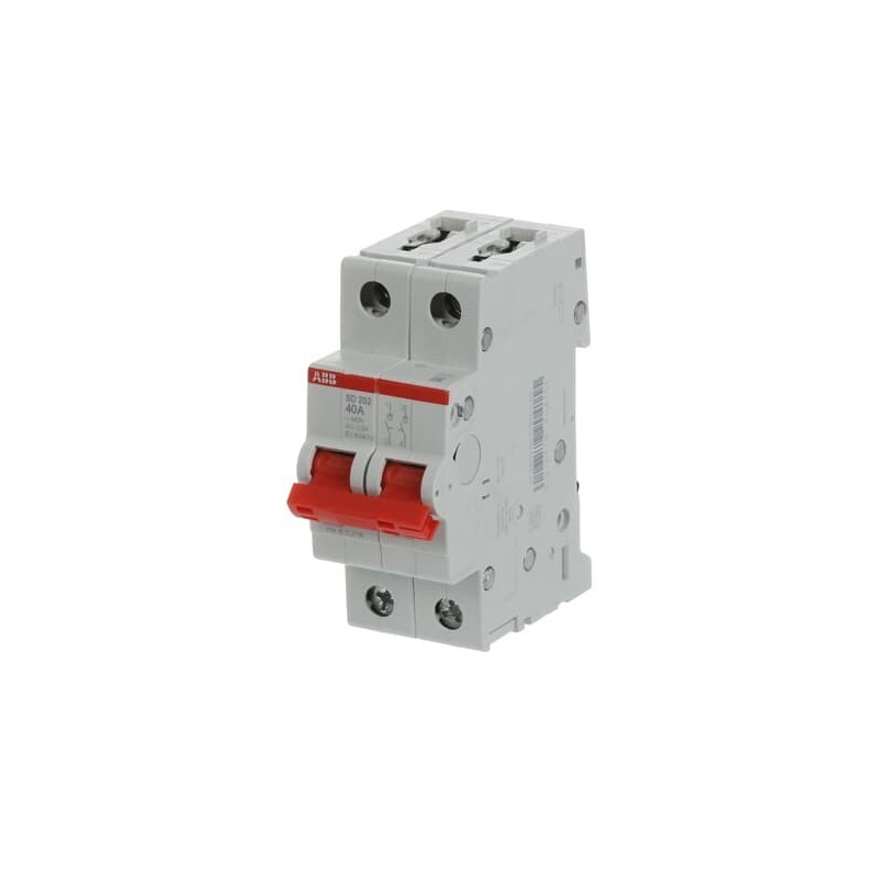 Interruttore sezionatore a 2 poli 40A 2 moduli SD202/40 ABB M990415