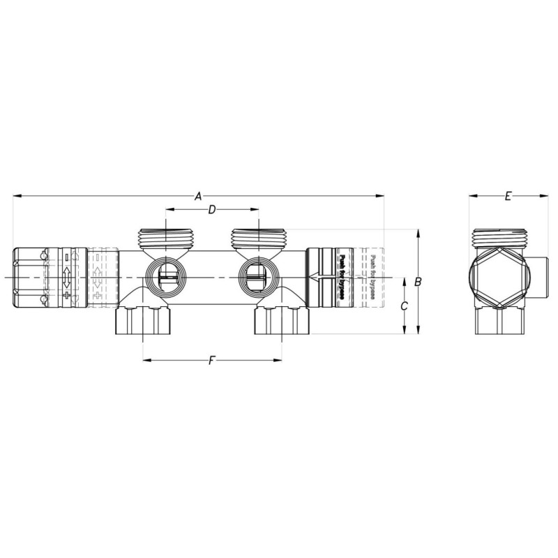 Riferimento dimensioni KT100