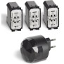 Gateway Plug-in Nero S36GWGC e 3 deviatori connessi K4003C