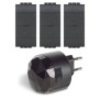 Gateway Plug-in Nero S36GWGC e 3 deviatori connessi L4003C