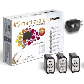 Kit luci connesso Bticino Smart espandibile con Gateway e tre comandi SKG3601KIT