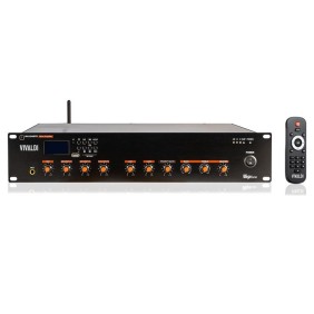 Amplificatore Nero WiFi-FM-USB-Bluetooth-MP3-SD 100V 240W VIVALDI Ulisse MA5240BTK