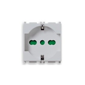 Presa Vimar Plana Silver 2P+T 16A universale 14210.SL