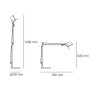 Riferimento dimensioni lampada Tolomeo