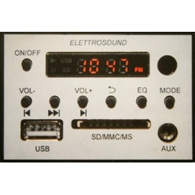 Centrale Multiroom stereo 10+10W da incasso per 503 con telecomando