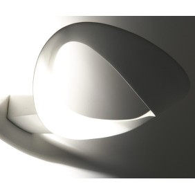 Lampada LED da parete in alluminio Bianca 28W 3000K Mesmeri ARTEMIDE 0918010A