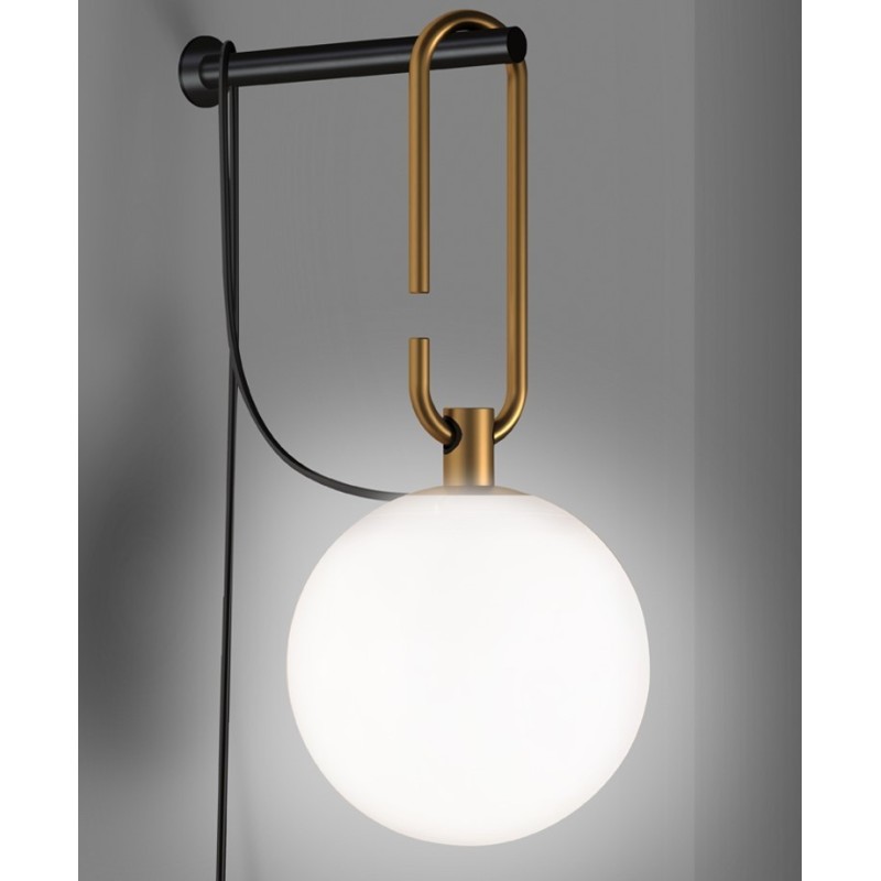 Lampada da parete pendente Nera-Ottone 5W E14 NH Wall ARTEMIDE 1277010A