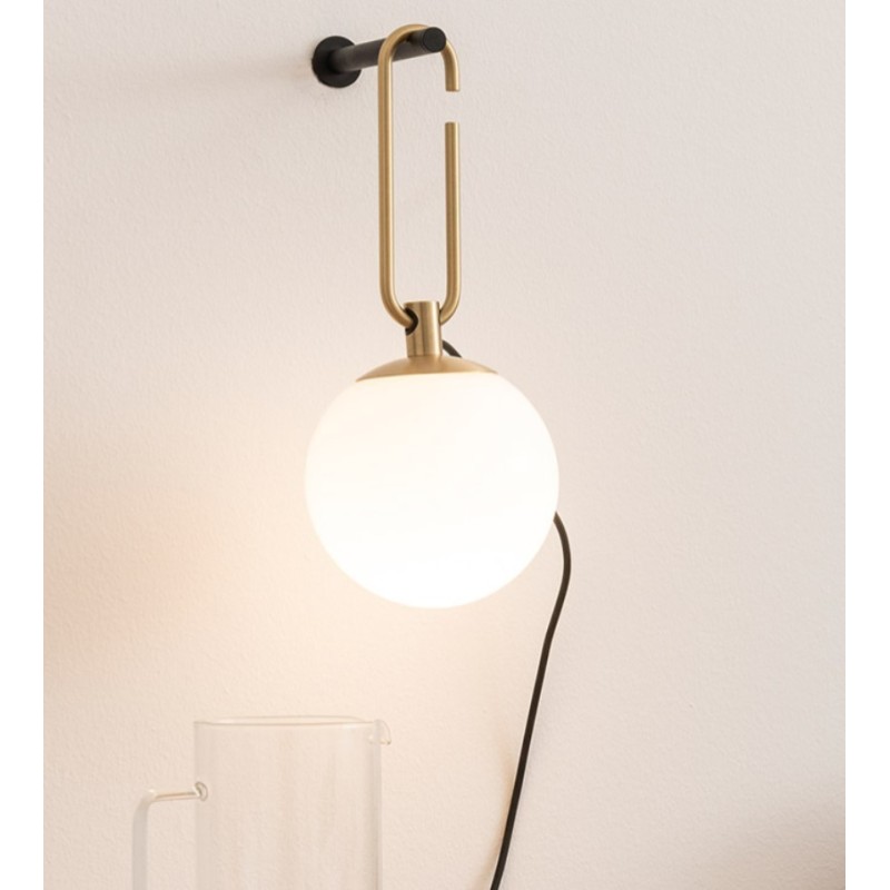 Lampada da parete pendente Nera-Ottone 5W E14 NH Wall ARTEMIDE 1277010A Bedroom