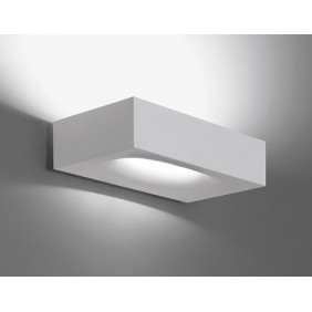 Applique Bianca in alluminio da parete 27W LED 3000K Melete Wall ARTEMIDE 1633010A