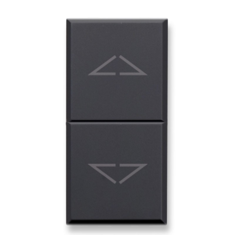 Commutatore stabile unipolare 10A 250V 1 modulo Tekla Grigio Ave 445051