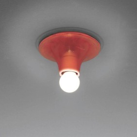 Lampada da parete o soffitto Teti Arancione 30W in policarbonato Artemide A048110