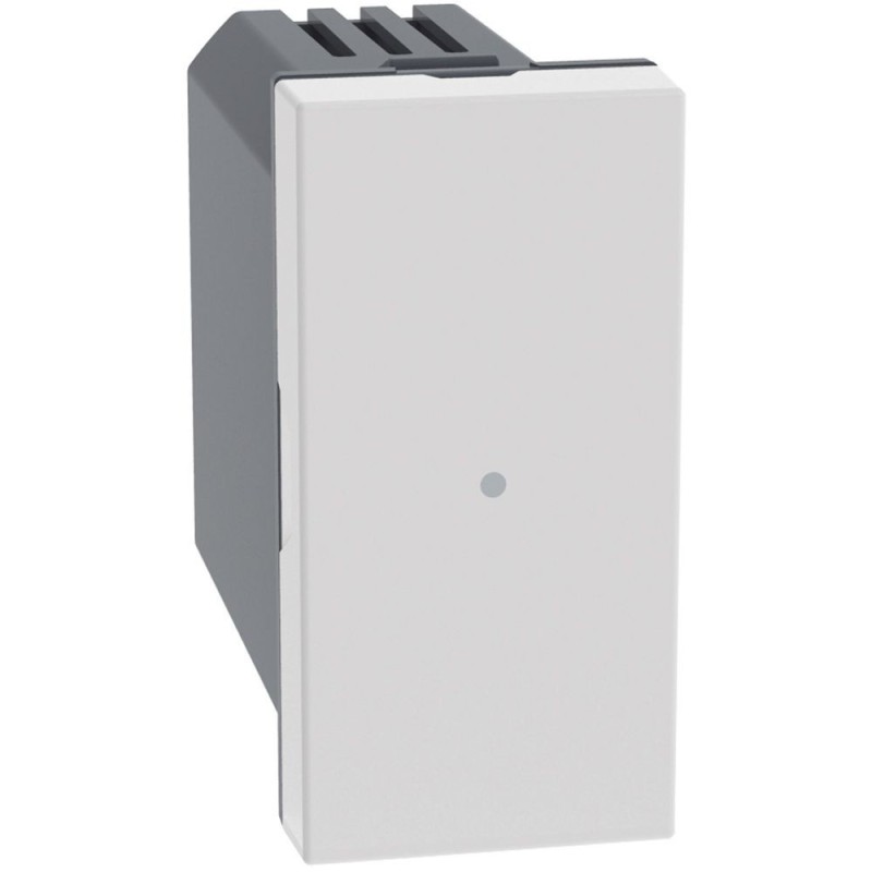 Modulo per presa connessa con Led blu 1 modulo Bianco BTicino MatixGo JW4531C