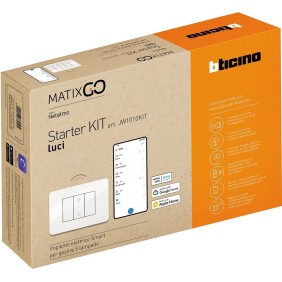 Starter kit per Gestione Luci Bianco Serie MatixGo BTICINO JW1010KIT