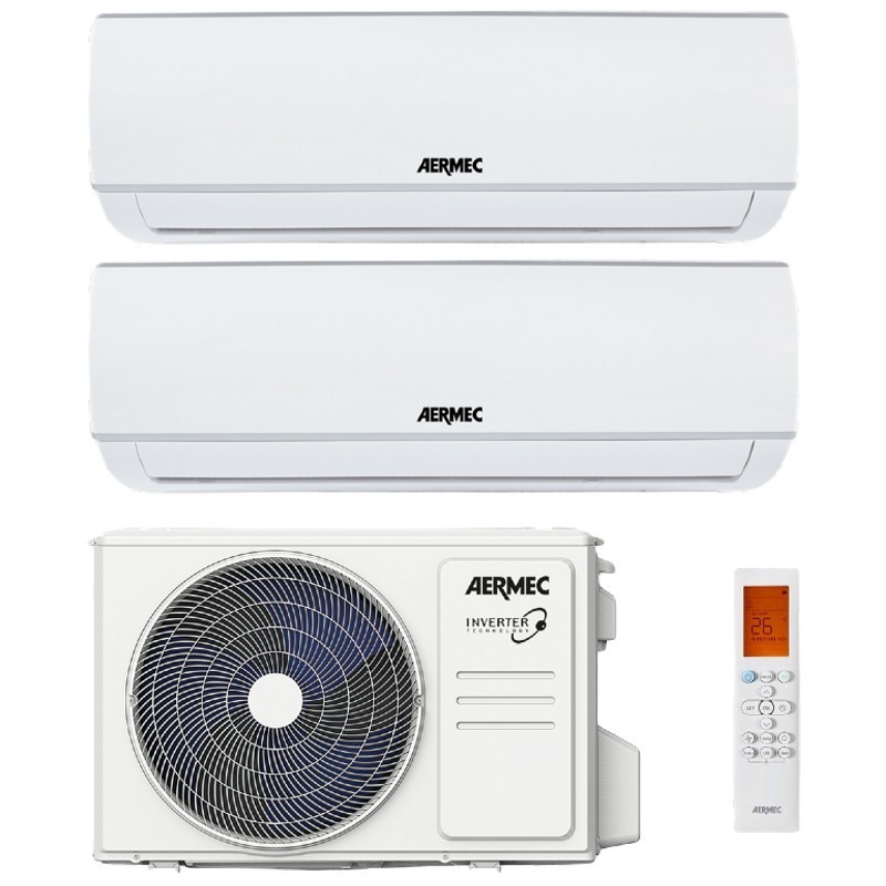 Kit Condizionatore Dual Split Inverter SGE 9000+12000 BTU Aermec KIT SGE9+12