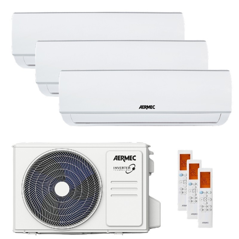 Kit Condizionatore Trial Split Inverter SGE 9000+9000+9000 BTU Aermec KIT SGE9+9+9