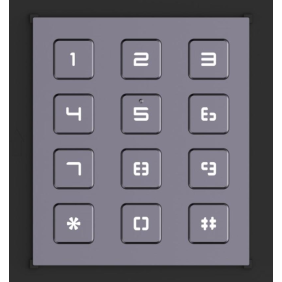 Modulo tastiera per postazione esterna IP65 Hikvision DS-KD-KP