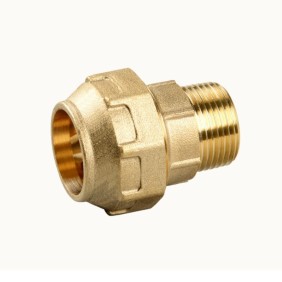 Manicotto diritto con attacco Femmina da 20mm e Maschio 1/2" IBP 8243GP020004000