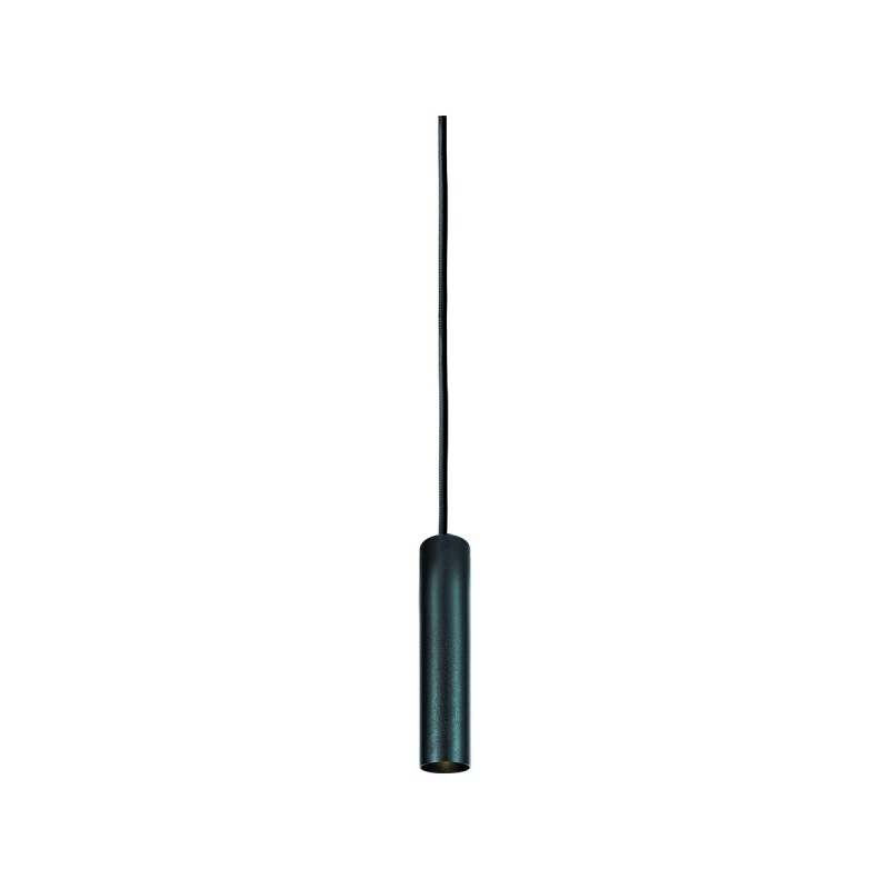 Sospensione Collins SP attacco GU10 lunga 200mm Nero Novalux 111801.02
