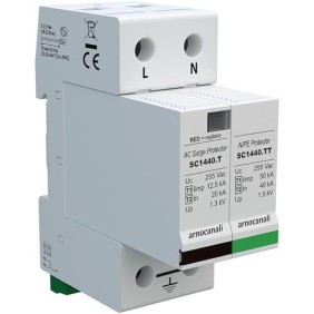 Scaricatore di sovratensione T2 per reti TT-TN 20/40kA Arnocanali SS442TT