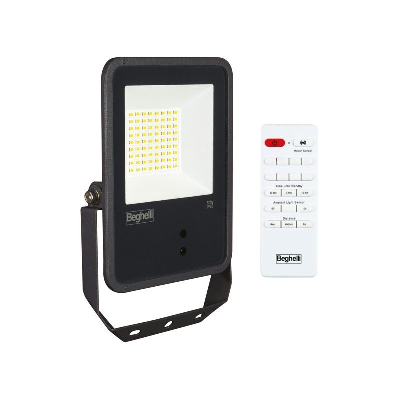 Proiettore led Floodlight FL 50W 4000K IP66 Nero Beghelli 86170