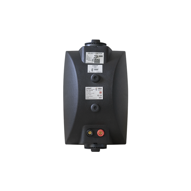 Diffusore a parete a 2 vie 30W RMS versione Hifi Nero Vivaldi LARA9TB