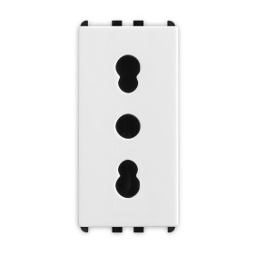 Presa bipasso 2P+T 16A P17/11 1 modulo Bianco Pixia Master 11159