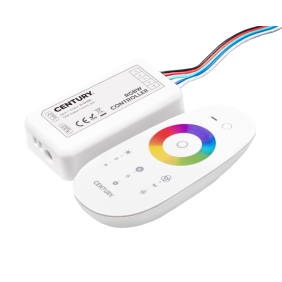 Kit telecomando touch RF 2.4 GHz e Controller a 4 canali Century KIT-ACRGBW