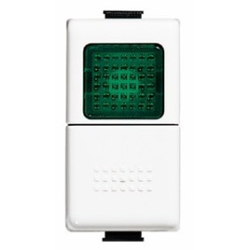 Pulsante Bticino Matix 1P No Spia verde AM5057V