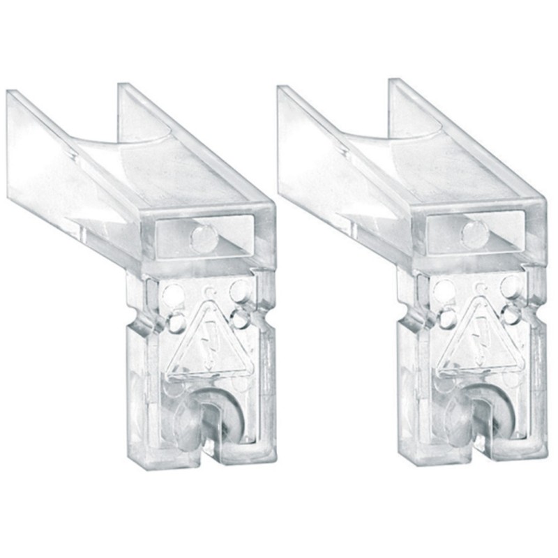 Coppia di copri attacchi unipolari per sezionatori da 16A a 40A Lovato GAX81