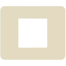 Placca 2 moduli Ivory Avorio serie MatixGo BTICINO JA4802TI