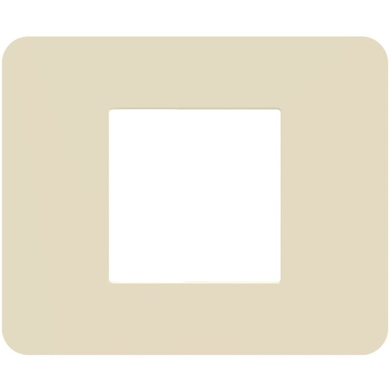 Placca 2 moduli Ivory Avorio serie MatixGo BTICINO JA4802TI