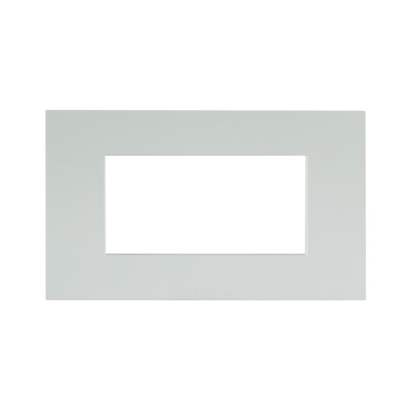 Placca 4 moduli easy smart sistema 44 Bianco Ave Whitek 44PSME4BO