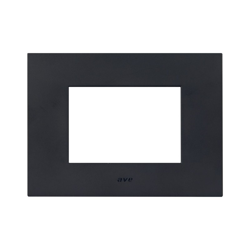 Placca 3 moduli easy smart sistema 44 Grigio Tekla AVE 44PSME3GTK