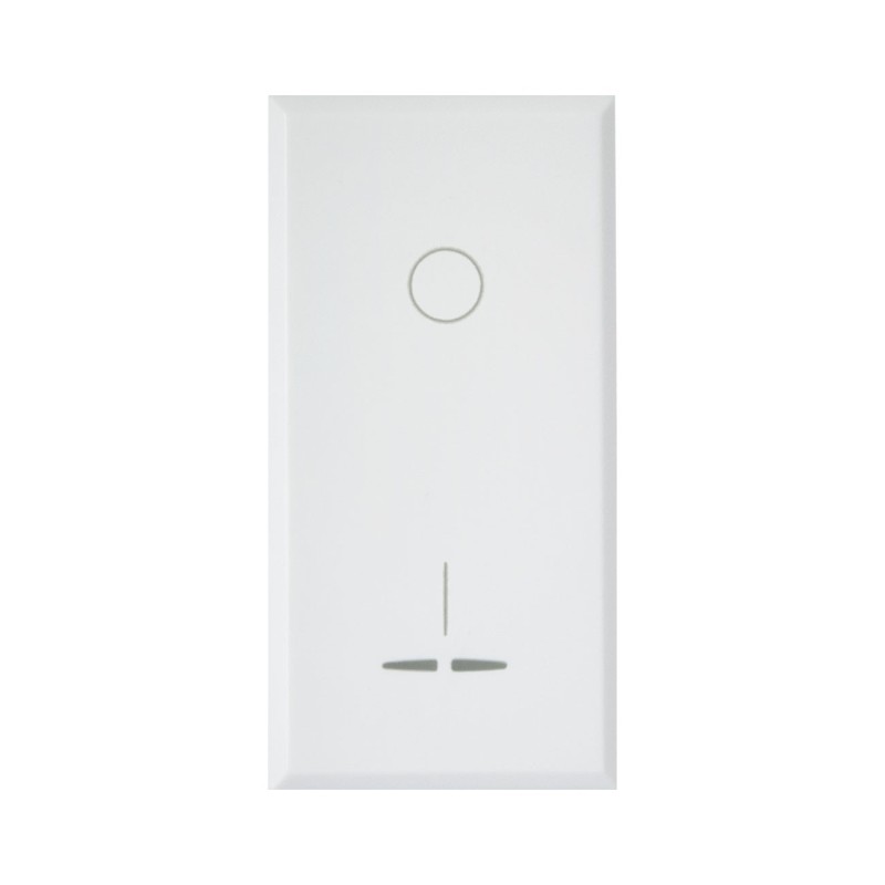 Interruttore bipolare 16A illuminabile S44 Bianco Ave Whitek 446010