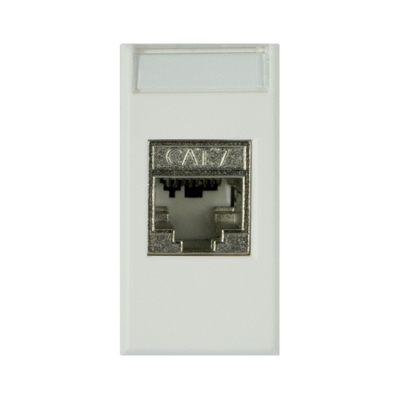 Presa RJ45 CAT6 non schermata 1 modulo Bianco Whitek S44 Ave 446027C6