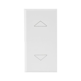 Commutatore pulsante a bascula a 3 posizioni S44 Bianco Ave Whitek 446053BS