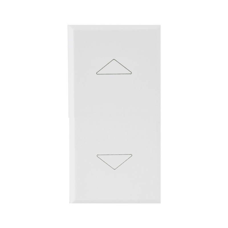 Commutatore pulsante a bascula a 3 posizioni S44 Bianco Ave Whitek 446053BS